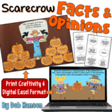 Fact and Opinion Worksheets and Sorting Activity in Print 