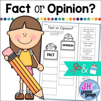 Preview of Fact and Opinion Cut and Paste Activity