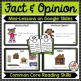 Fact and Opinion Digital Lessons on Google Slides
