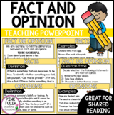 Fact and Opinion PowerPoint - Guided Teaching