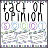 Fact and Opinion SCOOT! Game, Task Cards or Assessment- Distance Learning