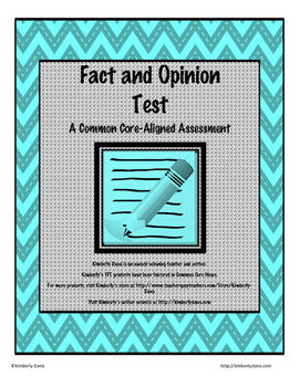 Preview of Fact and Opinion Test