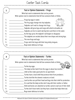 fact and opinion worksheets by jasons online classroom tpt