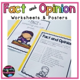 Fact and Opinion Worksheets and Posters  Fact or Opinion