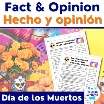 Preview of Fact and opinion Day of the Dead - hecho y opinión Día de los Muertos