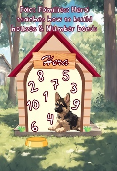Preview of Fact families : Hera teaches how to build house & number bonds