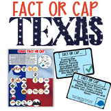 Fact or Cap Board Game: Texas Edition- Practice Reading wi