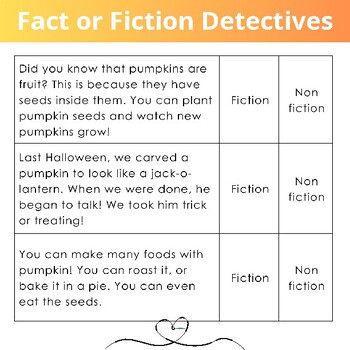 Preview of Fact or Fiction Detectives: Genre Comprehension Worksheets