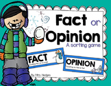 Winter Fact or Opinion Sorting Game