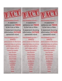 Fact or Opinion Bookmark