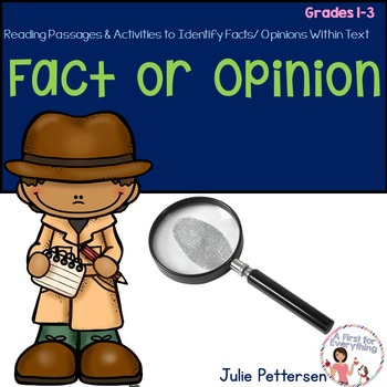 Fact vs. Opinion by A First for Everything | TPT