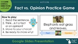 Fact vs. Opinion Practice