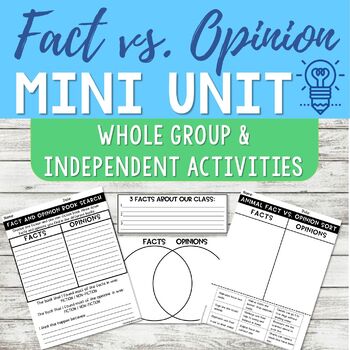 Preview of Fact vs. Opinion Sort Activities