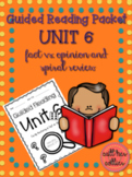 Fact vs. Opinion and Spiral Review Guided Reading Packet