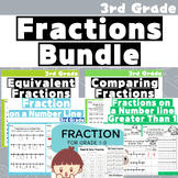 Factionsฺ Bundle All-in-One Worksheets Grades 3 Comparing 