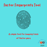 Factor Fingerprints Tool