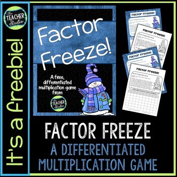 Preview of Factor Freeze - A Differentiated Multiplication Game for Fact Fluency