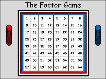 Preview of Factor Game (1-64)