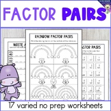 Factor Pairs - linking multiplication to factors & multipl