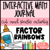 Factor Rainbows - A Cut and Paste Activity