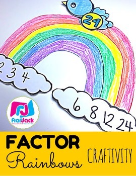 Preview of Factor Rainbows Craftivity