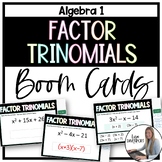 Factor Trinomials Boom Cards for Algebra 1
