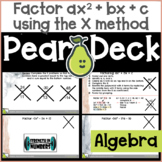 Factor Trinomials using X-Method for Digital Activity for 