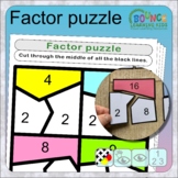 Find the pairs of factors (distance learning cut and play 