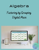 Factoring By Grouping Digital Maze