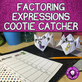 Factoring Expressions Activity- Cootie Catcher