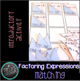 Factoring Expressions Matching Activity