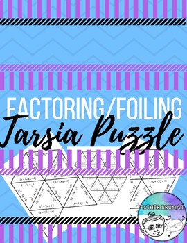 Preview of Factoring/ Foiling Tarsia Puzzle