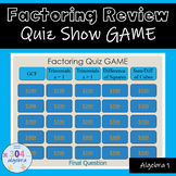 Factoring Classroom Quiz Game Review