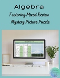 Factoring Mixed Review Mystery Picture Puzzle