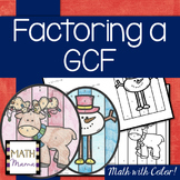 Factoring out a GCF - Math with Color!