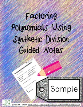 Preview of Factoring Polynomials