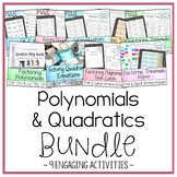 Factoring Polynomials & Solving Quadratic Equations Bundle