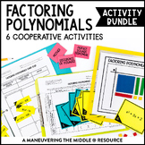 Factoring Polynomials Activity Bundle | Factoring by GCF A