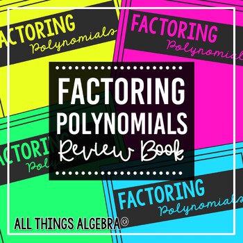 Preview of Factoring Polynomials (Algebra 1) | Review Book