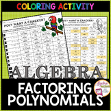 Factoring Polynomials Coloring Activity