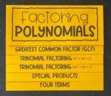 Factoring Polynomials- Algebra 1 Foldable