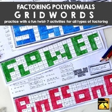 Factoring Polynomials "GridWords" : FULL SET