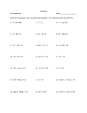 Factoring Polynomials Review Practice Worksheet Factor Alg