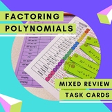 Factoring Polynomials Task Cards