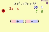 Factoring Polynomials (Trinomials) - Individualized Practice