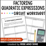 Factoring Quadratic Expressions Self-Checking Circuit Work