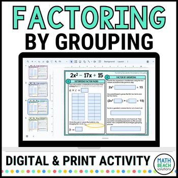 factoring trinomials worksheet group activity