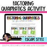 Factoring Quadratics Activity