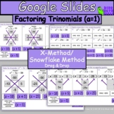 Factoring Quadratics(a=1) X-Method/ Snowflake Method (Drag