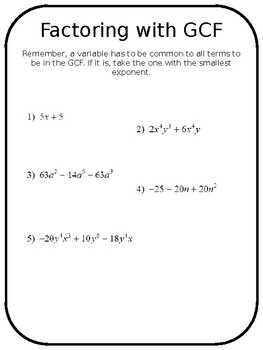 Factoring Stations Activity by MadeWithLoveMathCo | TPT